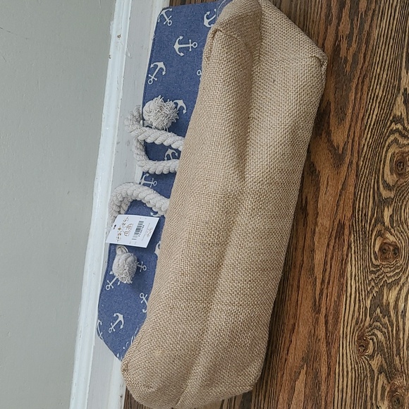 Large Nautical print tote bag NWT - Picture 5 of 8